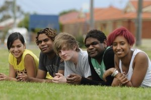 Photo of youths on a field